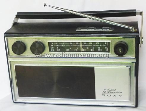 Roxy 4 Band 12 Transistor RE 1003FL ; Usui Denki Co., Ltd. (ID = 1984691) Radio