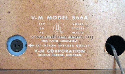 566-A ; V-M VM Voice of (ID = 877284) Sonido-V
