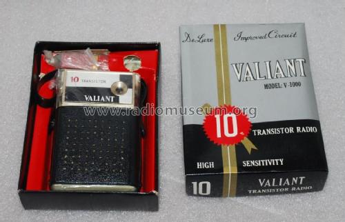 10 Transistor V-1000; Valiant Watch Ltd.; (ID = 2335004) Radio