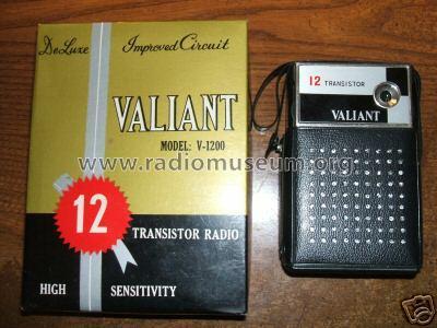 12 Transistor V-1200; Valiant Watch Ltd.; (ID = 2257952) Radio