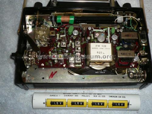 FM-AM 2 Band Transistor Deluxe CFM-1000; Valiant Watch Ltd.; (ID = 2299387) Radio