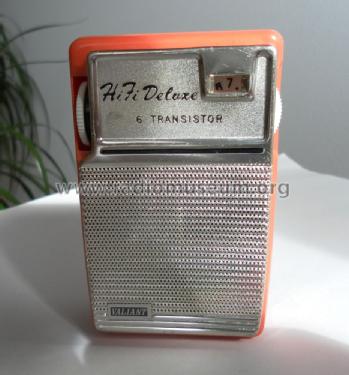 Hi Fi Deluxe 6 Transistor 6YR-65; Valiant Watch Ltd.; (ID = 1445623) Radio