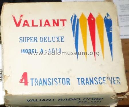 Transceiver - 4 Transistor A-4010; Valiant Watch Ltd.; (ID = 1645133) Ciudadana