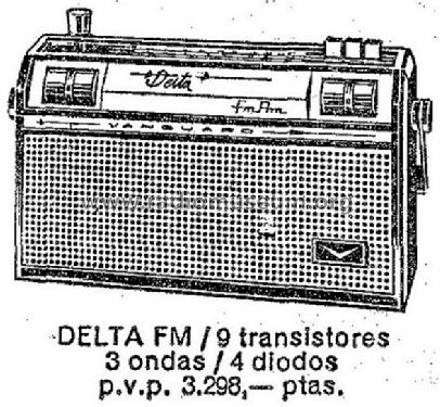 Delta FM 30PT-S5; Vanguard; Hospitalet (ID = 1618859) Radio