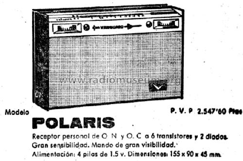Polaris 3PT-S2; Vanguard; Hospitalet (ID = 1614852) Radio