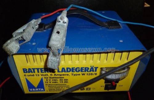 Batterie Ladegerät - 6 und 12 Volt, 6 Ampere W 126/6; Varta Accumulatoren- (ID = 1742792) Fuente-Al