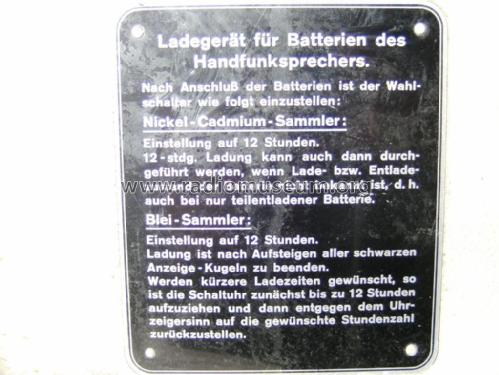 Ladegerät für Batterien des Handfunksprechers Z-GE 2x6/0,4+2x1,2/07 uwx; Varta Accumulatoren- (ID = 2481408) Power-S