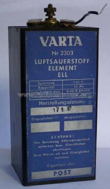 Luftsauerstoff Element Nr. 2303; Varta Accumulatoren- (ID = 791863) Power-S