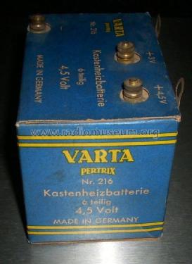 Pertrix 216; Varta Accumulatoren- (ID = 2677375) Fuente-Al