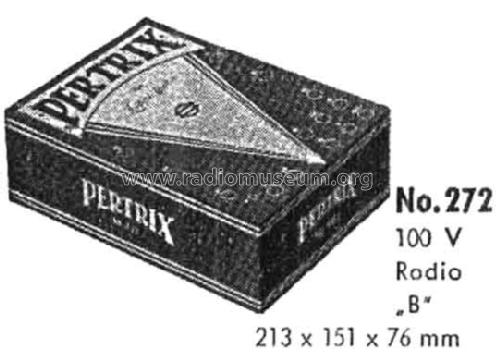 Anodenbatterie Pertrix 272; Varta Accumulatoren- (ID = 1283176) Strom-V