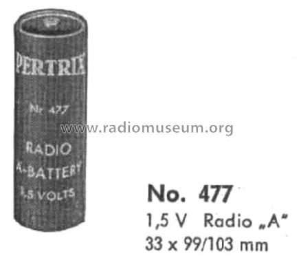 Pertrix 477; Varta Accumulatoren- (ID = 1281798) Fuente-Al