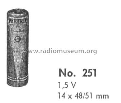Pertrix Mignon-Zelle 251; Varta Accumulatoren- (ID = 1281619) Aliment.