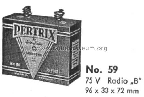 Pertrix Mikrodyn 59; Varta Accumulatoren- (ID = 1281976) Power-S