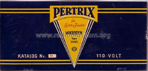 Pertrix Nr. 66; Varta Accumulatoren- (ID = 991718) Aliment.