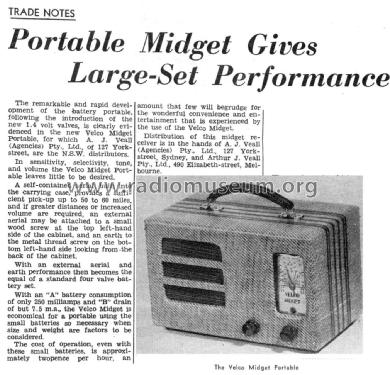 Midget ; Veall, Arthur J. Pty (ID = 2882215) Radio