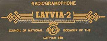 Latvia-2 Radiogramophone; VEF Radio Works (ID = 641131) Radio