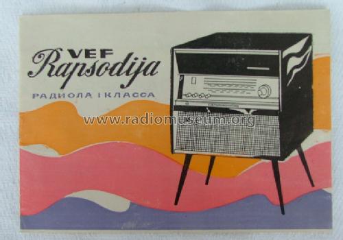 Rapsodija ; VEF Radio Works (ID = 133487) Radio