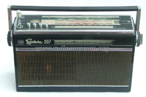 Spidola 207; VEF Radio Works (ID = 332846) Radio