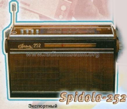 Spidola 252; VEF Radio Works (ID = 499509) Radio