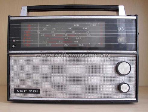 VEF 201; VEF Radio Works (ID = 1563752) Radio