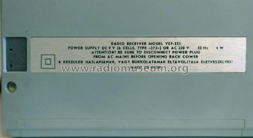 VEF 222; VEF Radio Works (ID = 2180418) Radio