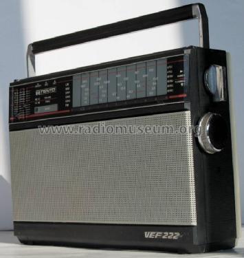 VEF 222; VEF Radio Works (ID = 508867) Radio