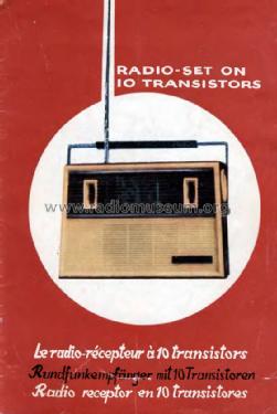 VEF Transistor 10; VEF Radio Works (ID = 1498971) Radio