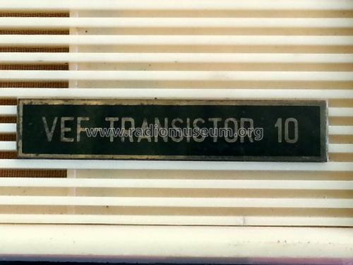 VEF Transistor 10; VEF Radio Works (ID = 1977952) Radio