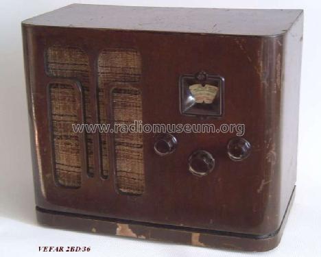 VEFAR 2BD/36; VEF Radio Works (ID = 103420) Radio