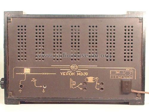 Vefon MD39 MD/39; VEF Radio Works (ID = 36569) Radio