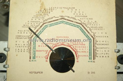 Vefsuper B316; VEF Radio Works (ID = 1191929) Radio