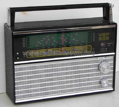 VEF 206; VEF Radio Works (ID = 319972) Radio