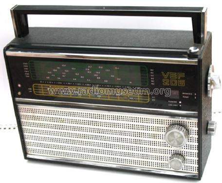 VEF 206; VEF Radio Works (ID = 431546) Radio