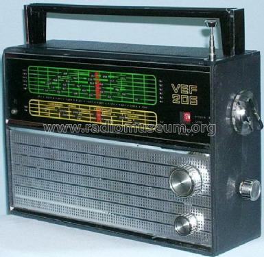 VEF 206; VEF Radio Works (ID = 594920) Radio