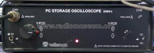 Oscilloscope PC à mémoire numérique K7103; Velleman, SA; Legen (ID = 1187382) Equipment