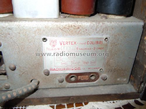 Colibrì secondo ; Vertex Radiofrigor; (ID = 1723704) Radio