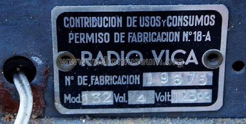 132; Vica Talleres, (ID = 2595921) Radio