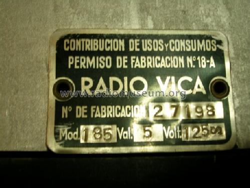185; Vica Talleres, (ID = 1195022) Radio