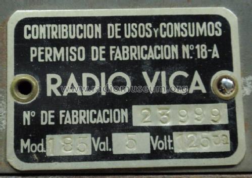 185; Vica Talleres, (ID = 1839731) Radio