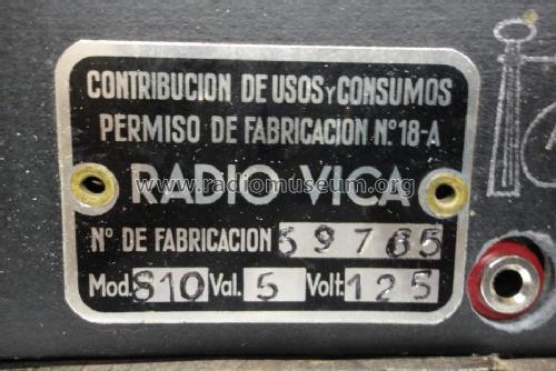 810; Vica Talleres, (ID = 1515796) Radio