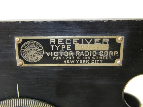 Victor Junior Type 600; Victor Radio Corp.; (ID = 1716125) Radio