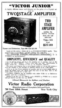 Two-Stage Audio Amplifier Type 625; Victor Radio Corp.; (ID = 992719) Verst/Mix