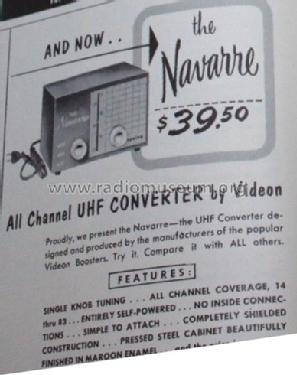 Navarre - All Channel UHF Converter ; Videon Electronic (ID = 1709362) Converter