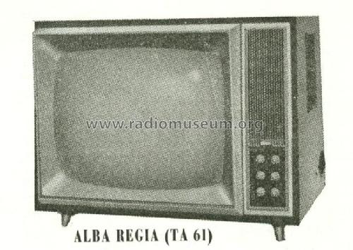 Alba Regia TA61; Videoton; (ID = 594860) Television