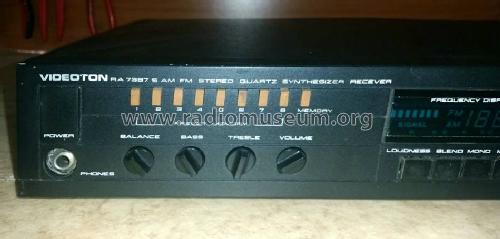 AM/FM Quartz Synthesizer Receiver RA 7387 S; Videoton; (ID = 2160147) Radio