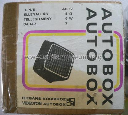 Autobox AB12; Videoton; (ID = 1876455) Speaker-P