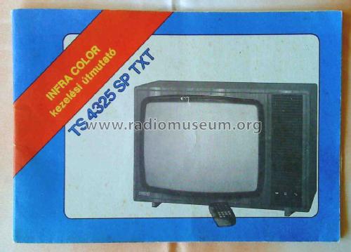 Colour Television TS 4325 TXT; Videoton; (ID = 1188387) Television