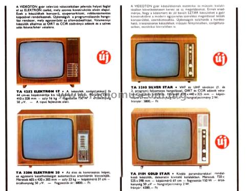 Elektron 17 TA1252; Videoton; (ID = 2729222) Television