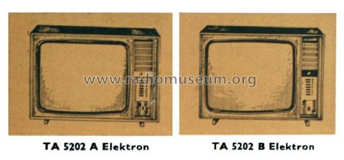 Elektron TA 5202; Videoton; (ID = 1591421) Fernseh-E