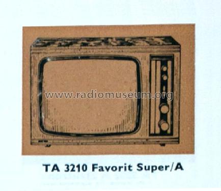 Favorit Super TA 3210; Videoton; (ID = 1591413) Televisore